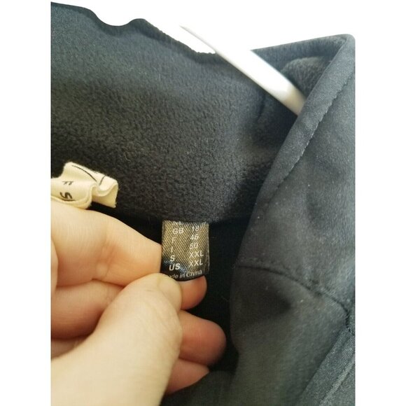 2117 Of Sweden Mens Black Softshell Jacket Size XXL With Red Accents & Zip Pocke - Picture 4 of 14